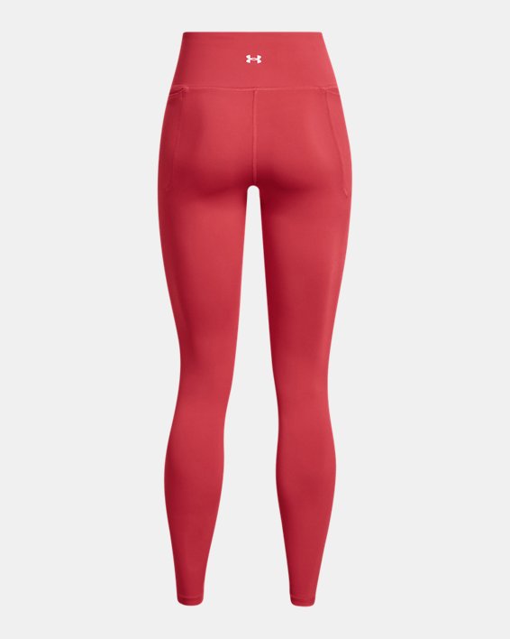 Women's UA Meridian Full-Length Leggings, Red, pdpMainDesktop image number 5